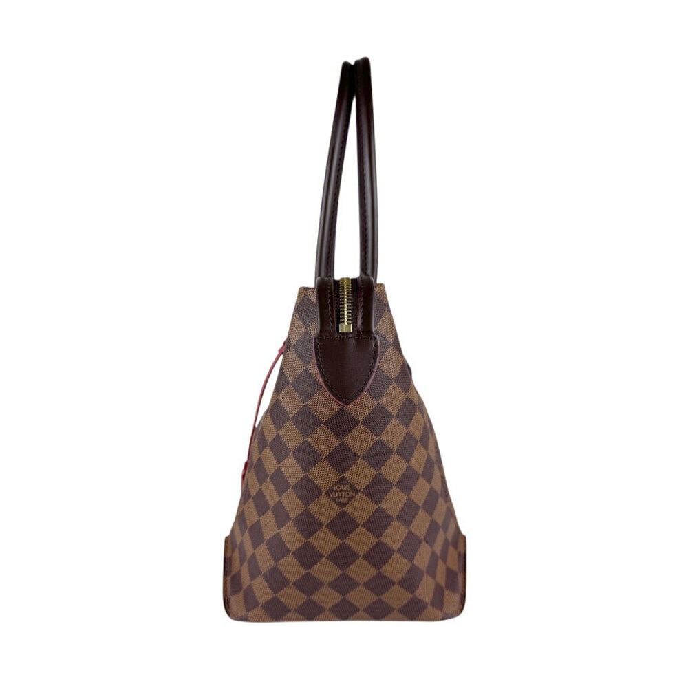 Louis Vuitton Brown Shoulder Canvas Damier Tote Brown Kaisa Ebene Bag Ebene